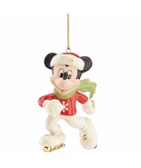 Lenox Disney 2015 Mickey Figurine Ornament Annual Off To The Rink Skatin... - £39.32 GBP
