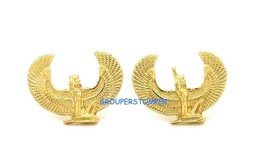 Maat Pendientes Diosa Isis Egipcio Nuevo Post Estilo - £11.29 GBP