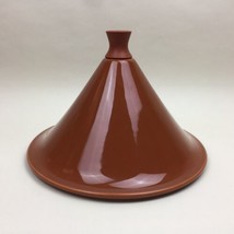 Ceramic Tagine LID ONLY Plastic Handle Ethnic Morocco Kitchen See Descri... - $24.75