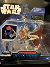 Star Wars Micro Galaxy Squadron Asajj Ventress Ginivex Starfighter #0011... - $35.00