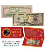 2025 STAR NOTE Lunar Year of the SNAKE Lucky Money $50 Bill w/ Red Folder - $98.95