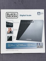 NEW Digital Bathroom Scale &quot;Black &amp; Decker&quot; Durable Tempered Glass Auto ... - $28.04