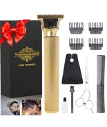 Hair Clippers for Men, Cordless Beard Trimmer Shaver Electric T Blade Ha... - $19.44