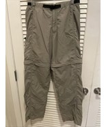 Patagonia Men’s Size XS Khaki Nylon Hiking Pants With Belt Convertible Tan - $24.99