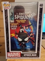 Funko Comic Covers Marvel Amazing Spiderman Issue 252 Black Suit Pop Figure Mint - £32.86 GBP