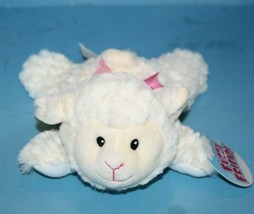Greenbrier Easter Lamb 9" Cream Sheep Fuzzy Friends Lying Plush Soft Toy NEW Tag - $24.16
