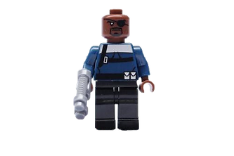 JKStore Nick Fury SHIELD Movie Avengers Rare Minifigure - $112.16 MXN