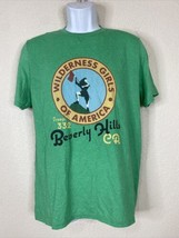 Gildan Men Size M Green Wilderness Girls of America Beverly Hills CA T S... - $8.69