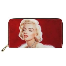2023 Hot Fashion Marilyn Monroe Print Wallets For Women Leather Female Credit Ca - £63.46 GBP