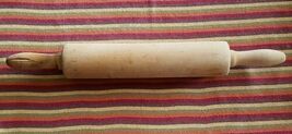 Vintage ~ Hardwood Rolling Pin ~ 17.5" x 2" ~ Rustic/Primitive Country D... - $35.00