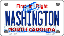 Washington North Carolina Novelty Mini Metal License Plate Tag - £11.23 GBP