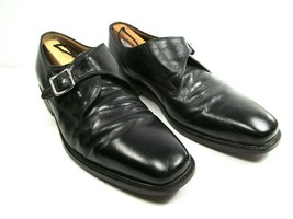 Florsheim Single Monk Strap Black Leather Oxfords  Mens Size US 10 D - $35.00
