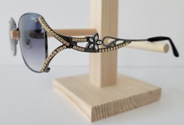 Caviar 1679 Sunglasses Women&#39;s Silver Gold Authentic New - $285.95