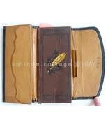 1890 antique E.Y CARTER ny LEATHER BILLFOLD DOCUMENT COIN WALLET DIARY n... - £53.62 GBP