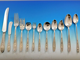 Wedgwood by International Sterling Silver Flatware Set for 8 Service 107 Pieces - £4,032.11 GBP