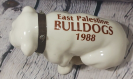 Vth East Palestine Ohio Bulldogs Ceramic Mascot 1988 4.5&quot; Tall Heavy HTF... - $44.68