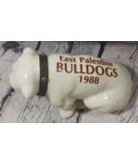 Vth East Palestine Ohio Bulldogs Ceramic Mascot 1988 4.5&quot; Tall Heavy HTF... - $44.68