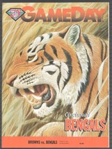 Cleveland Browns vs Cincinnati Bengals Football Program-10/23/94 - $52.62