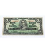 Billete De Un Dólar Del Banco De Canadá De 1937 (F) Condición Fine Pick#... - €188,94 EUR