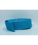 Yoga Strap - Best For Stretching Durable Cotton With Metal D-Ring - Teal - £6.33 GBP