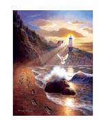 SUNSOUT INC - Footprints - 500 pc Jigsaw Puzzle by Artist: William Clayt... - £15.68 GBP