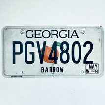 2014 United States Georgia Barrow County Passenger License Plate PGV4802 - $225.96 MXN