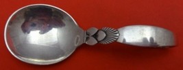 Cactus by Georg Jensen Sterling Silver Baby Spoon Bent Handle Original 3 3/4&quot; - £228.66 GBP