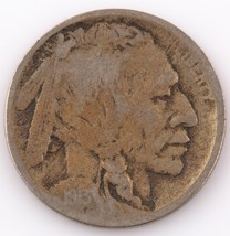 1913-D 5C $ .05 Type 2 Buffalo Nickel Bon État, Complet Date &amp; Mintmark - $131.12