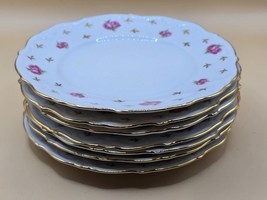(7) Lot-Winterling Bavaria Germany China Cup Saucers Purple Flowers Gold... - $56.99 CAD