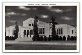 Public Library Building Ponca City Oklahoma OK UNP Graycraft WB Postcard V14 - £3.56 GBP