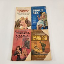 Adult Theme Paperback LOT Softcover Library Sleaze 1960s Books Thrill Cl... - £49.64 GBP