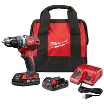 Milwaukee Tool 2606-22Ct M18 Compact 1/2 In. Drill Driver Kit - £237.80 GBP