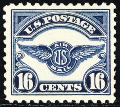 C5, Mint OG LH 16 ¢ Wings - VF A Nice Stamp SCV $60 ** Stuart Katz - £31.29 GBP