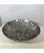 Kirk Stieff Silver Plate Footed Repoussé Fruit Berry Bowl 1723 c.1950-19... - $79.98 CAD