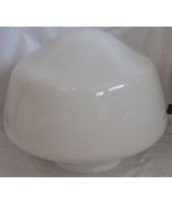 Vintage Mid-Century White Opal Case Glass Light Lamp Fixture Shade  - €33,26 EUR
