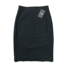 NWT MM. Lafleur Cobble Hill 4.0 in Navy Blue Washable Wool Pencil Skirt 4 - $62.00