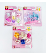 MATTEL Barbie Little Extras Sporty Shoes Boots Hanger Lot of 5 New 68715... - $28.98
