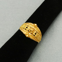 22 Karat Seal Genuine Gold Anniversary Rings Size US 5.5 Mummy Fashion Jewelry - £307.04 GBP