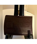 Louis Vuitton Burgundy Taiga Leather ID-CC Case VIntage Authentic - £146.56 GBP