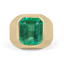 925sterling silver emerald vintage ring emerald ring for men May birthstone ring - £165.01 GBP