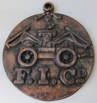 Fire Mark F.I.Co Fire Insurance Co Of Baltimore Copper Pumper Plaque-MARKER/SIGN - £55.38 GBP