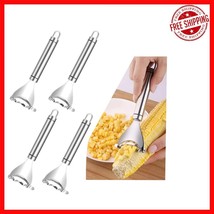 4 Pcs Stainless Steel Corn Kernel Remover - Quick &amp; Easy Peeling - $334.79 MXN