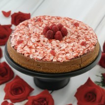 Andy Anand Sugar Free Raspberry Coconut Chocolate Cheesecake 9&quot; with tru... - $59.24