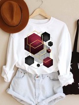  Abstract Watercolor Fashion Pullovers Ladies Womens Clothing Hoodies Spring Aut - £58.29 GBP