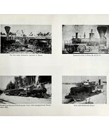 1970 Maine Steam Locomotives Railroad Print Vintage Ferdinando Gorges Po... - €25,73 EUR