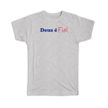 Deus é Fiel : Gift T-Shirt Christian Portuguese Evangelical - £19.97 GBP+