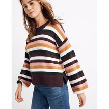 Madewell Sz XS Sweater Striped Payton Pullover Coziest Yarn Merino Wool ... - $26.13