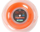 YONEX POLYTOUR REV 1.20mm 200m 17GA Tennis String Bright Orange Reel PTR... - $215.90