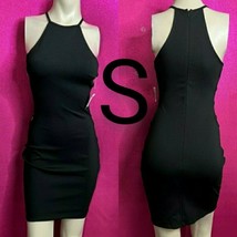 Black Cut-Out Open Side Bodycon Mini Dress   Size S - £22.70 GBP