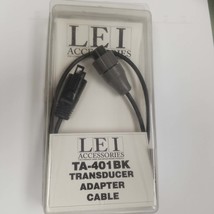 Lowrance LEI Fishfinder Transducer Adapter Cable Black to Gray TA-401BK* - $20.00